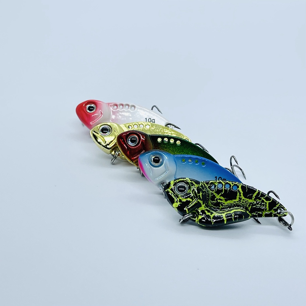 Mồi câu lure cá sắt VIB 3,5cm/10gr ANam-Fishing cá sắt câu lure siêu nhạy giá siêu rẻ, màu sắc ngẫu nhiên