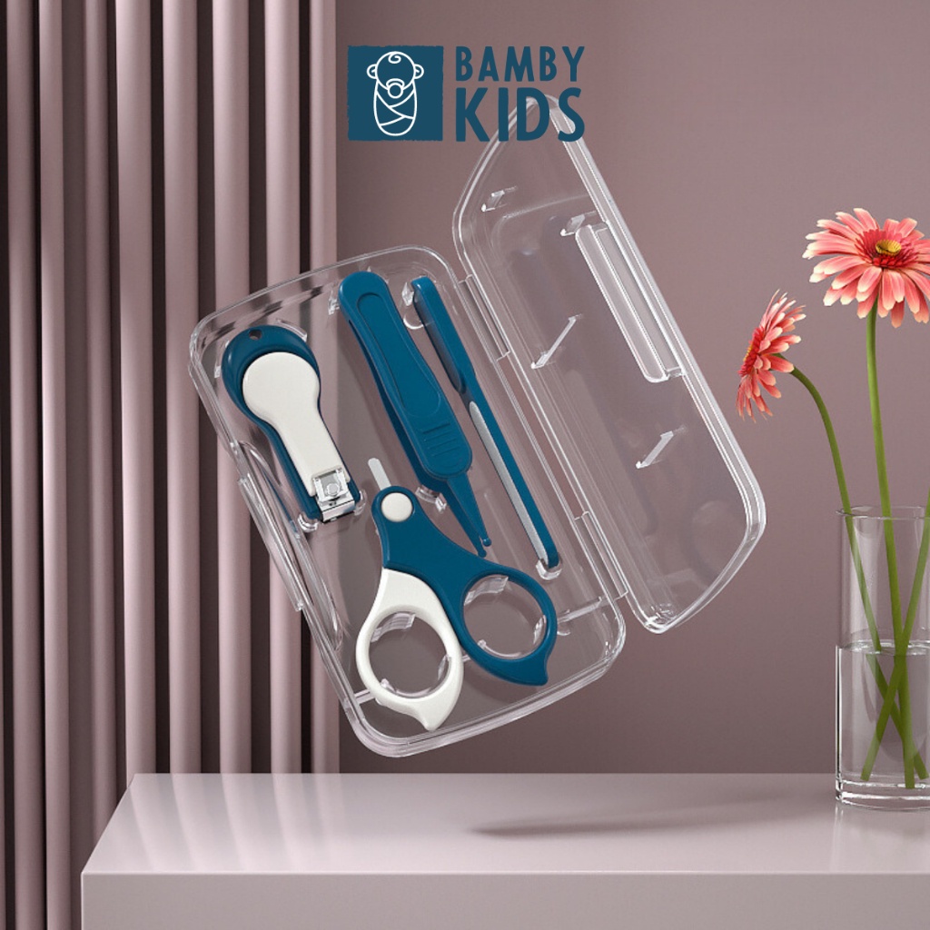 Bộ cắt móng tay 4 món cao cấp cho bé Bambykids