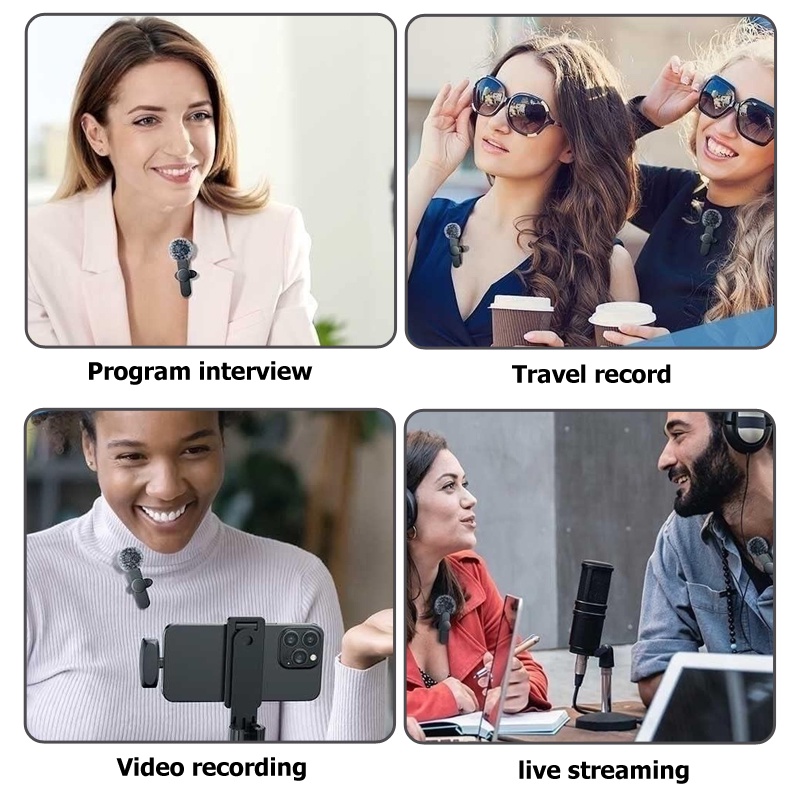Micro Không Dây Cho IPhone IPad Micro Không Dây để Quay Video Trò Chơi Phỏng Vấn Phát Trực Tiếp