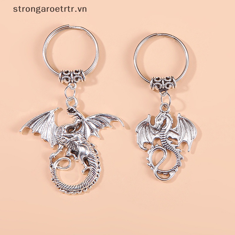 Móc Khóa Hợp Kim Hình Rồng Phong Cách Vintage Thời Trang
