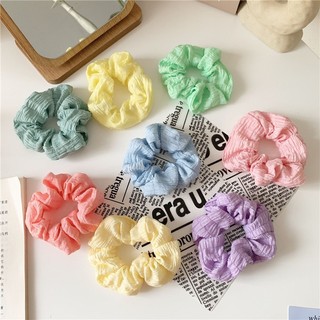 [Hàng có sẵn] Scrunchies thun cột vải bèo nhún