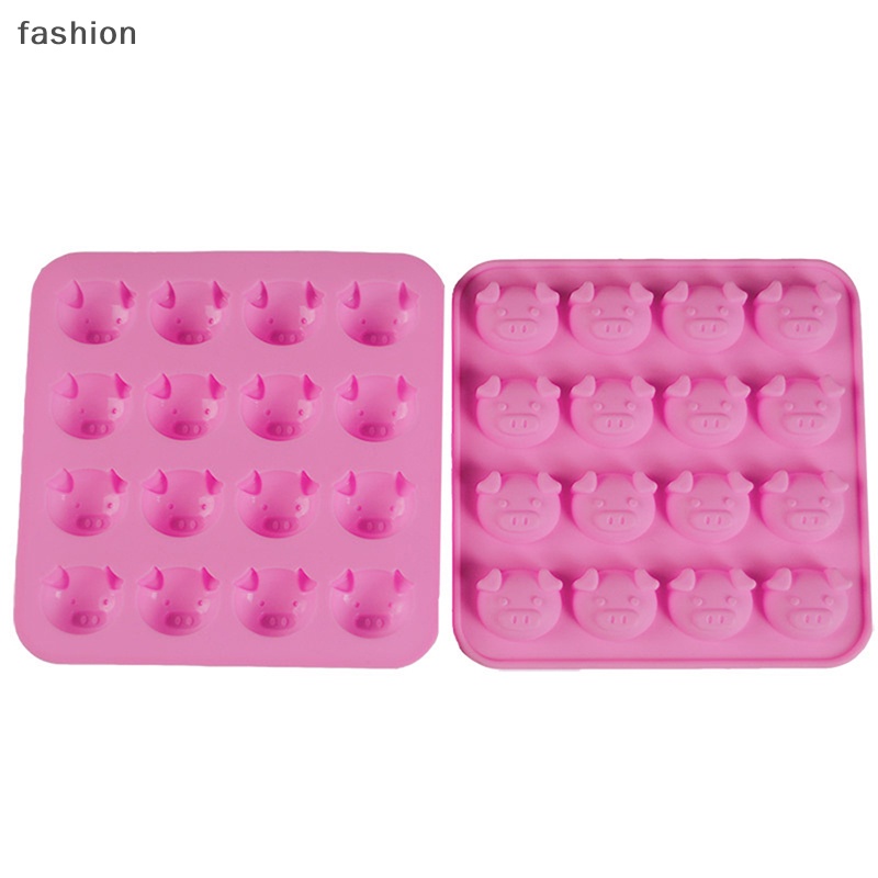 Khuôn Silicon Làm Đá / Chocolate Hình Chú Heo Đáng Yêu