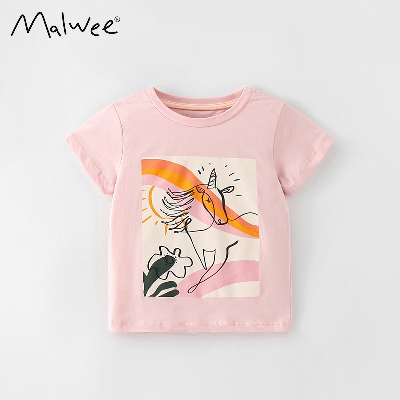 Áo thun ngắn tay Malwee hoạ tiết