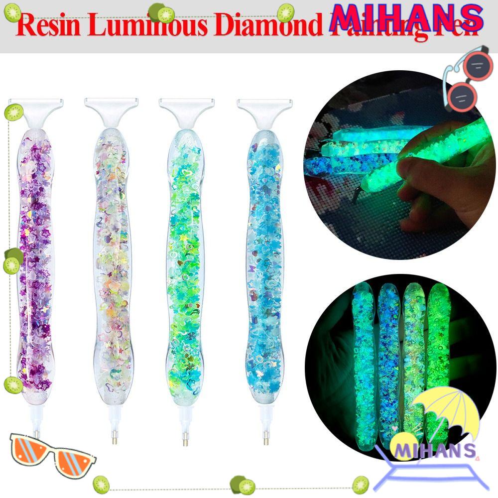 Bộ 14 Bút Khoan Dạ Quang Dùng Thêu Tranh Bằng Nhựa Resin DIY