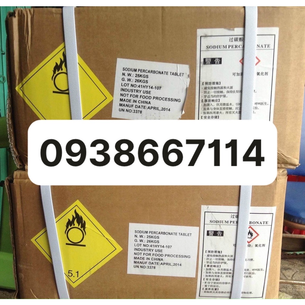 1kg oxy viên Sodium percarbonate dùng trong nuôi trồng thuỷ sản