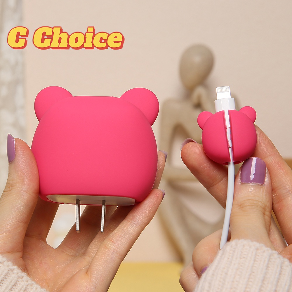 Đầu Sạc Nhanh Type C Bảo Vệ Chống Gãy Cho iphone 18w / 20w / 12 13 14promax