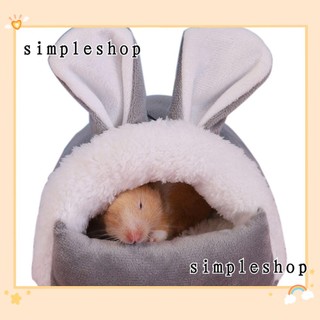 Giường ngủ mini mềm mại ấm áp dễ thương có thể tháo rời cho chuột hamster tùy chọn màu sắc