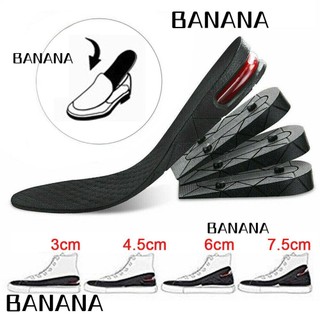 Đế lót giày hình quả chuối 1 tăng chiều cao 3cm 4.5cm 6cm 7.5cm