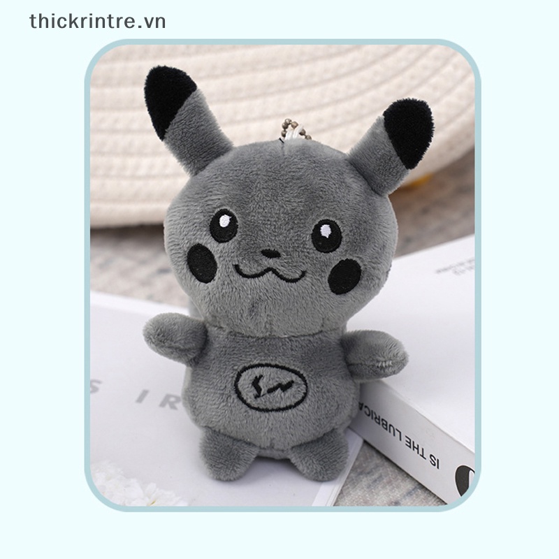 Móc Khóa Hình Pikachu Nhồi Bông Dễ Thương