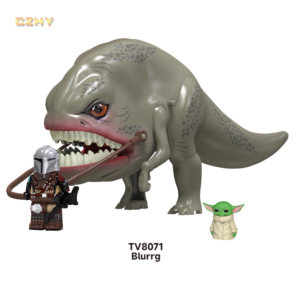 Đồ Chơi Lắp Ráp Mô Hình Mandalorian Grogu Dewback Mini