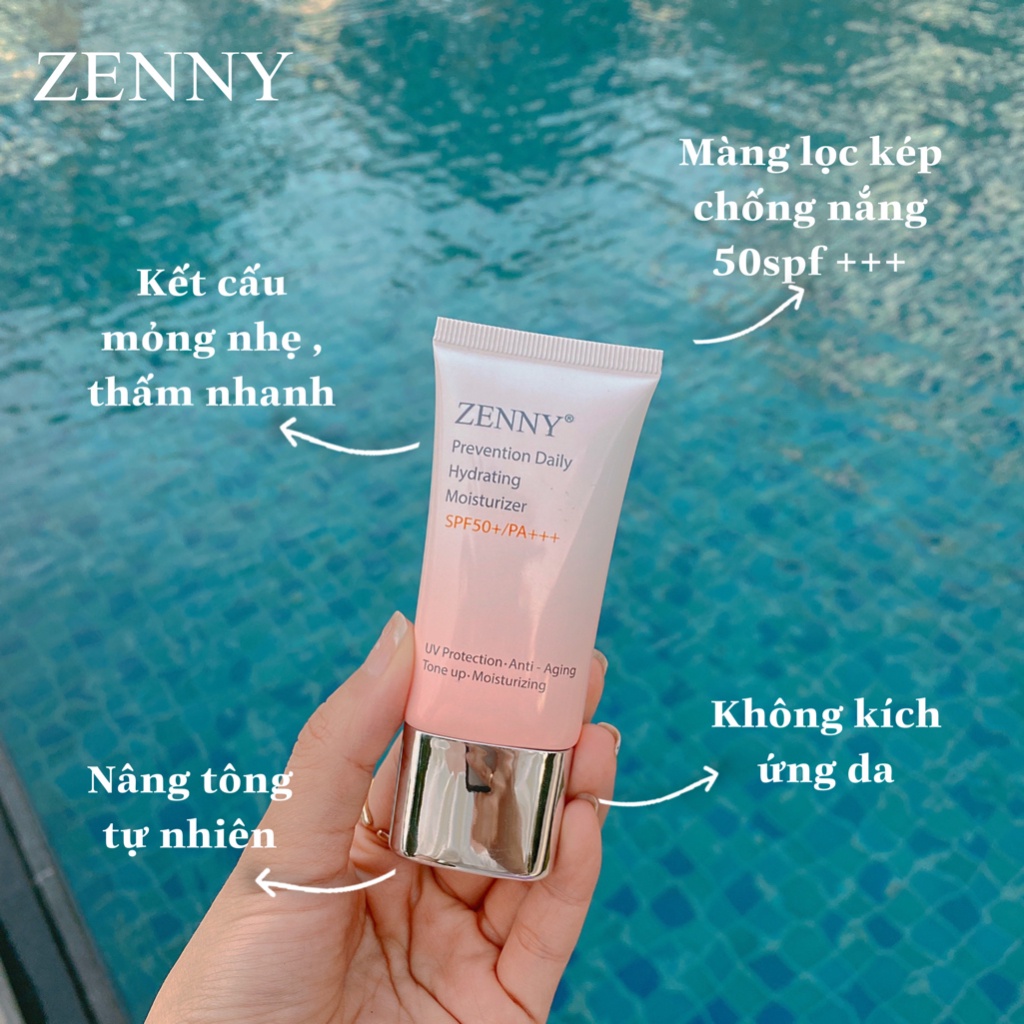 Kem Chống Nắng Zenny Bảo Vệ Da Khỏi Tia UV,Nâng Tone Trắng Hồng - ZENNY COSMETIC