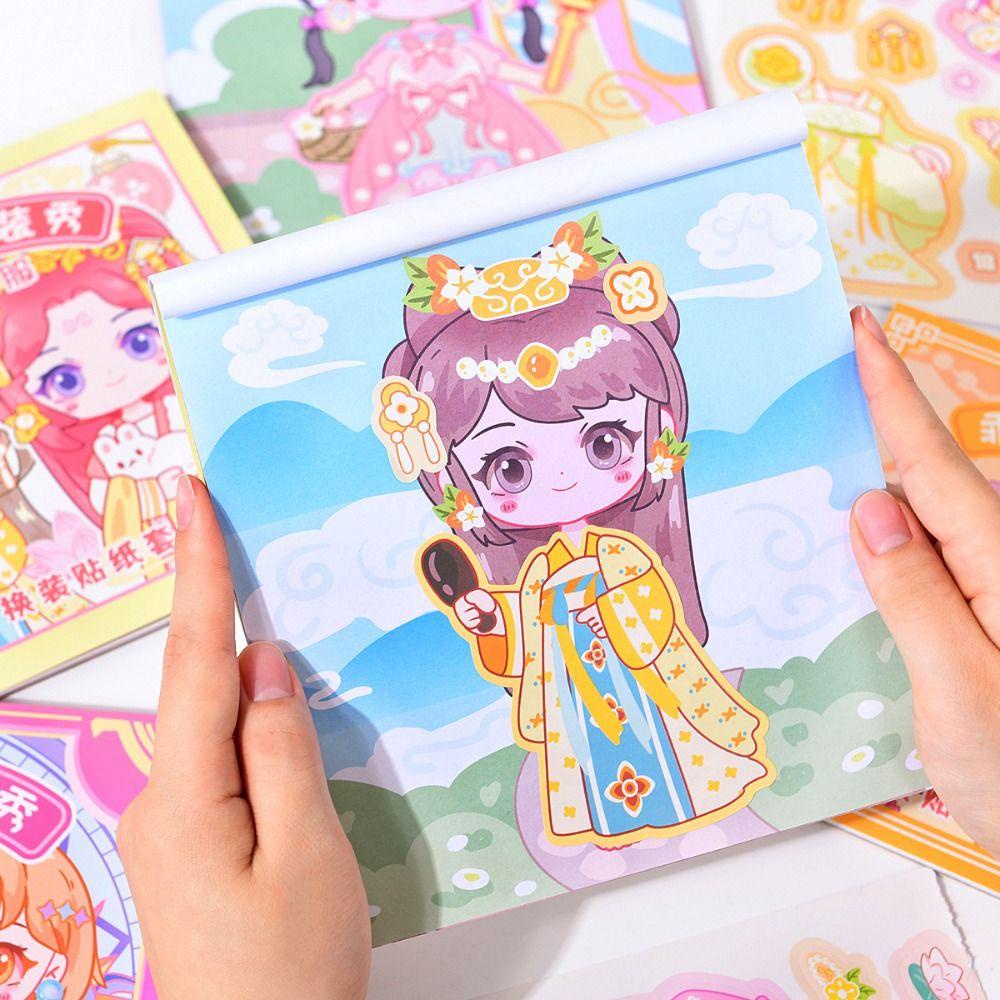 Mmluck girls sticker Dán Trang Trí Sách Hoạt Hình Công Chúa Cho Bé Gái / Trẻ Mới Biết Đi diy