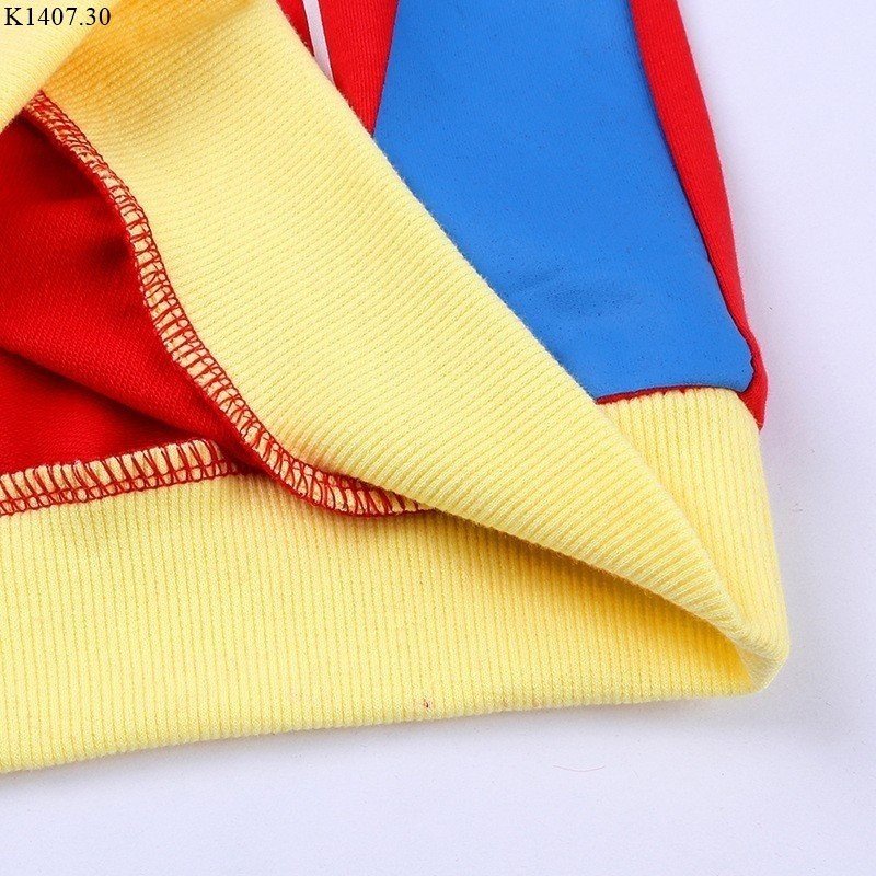 Áo siêu nhân bt có mũ