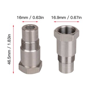 Oxygen O2 Sensor Spacer Adapter Plug Catalytic Converter Check Fix  X2