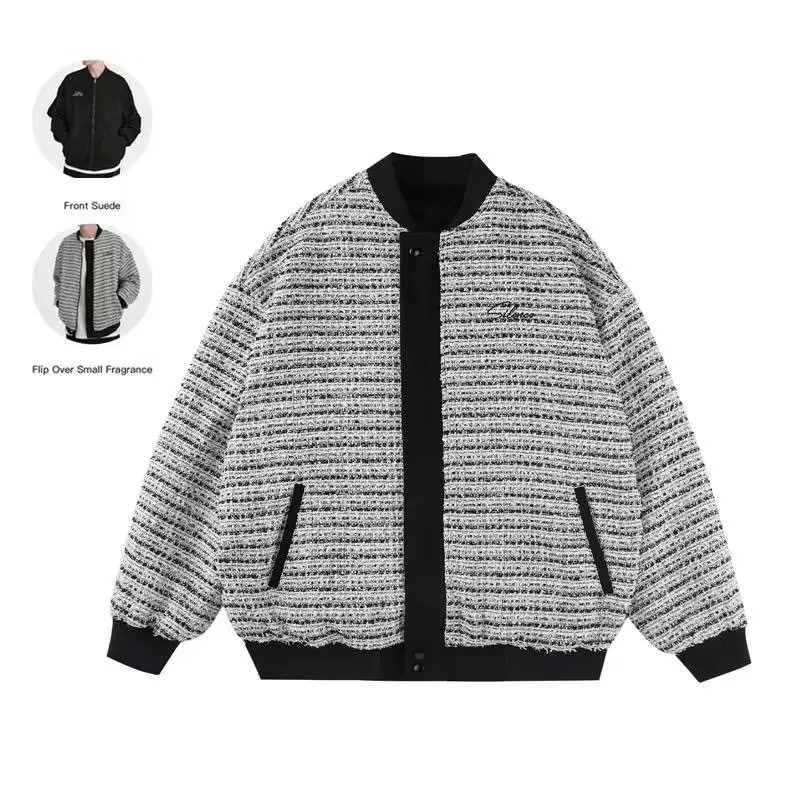 Áo Khoác ESEA Tay Dài Phong Cách Harajuku Nhật Bản Trẻ Trung Có Thể Mặc Trước Và Sau Cho Cả Nam Và Nữ