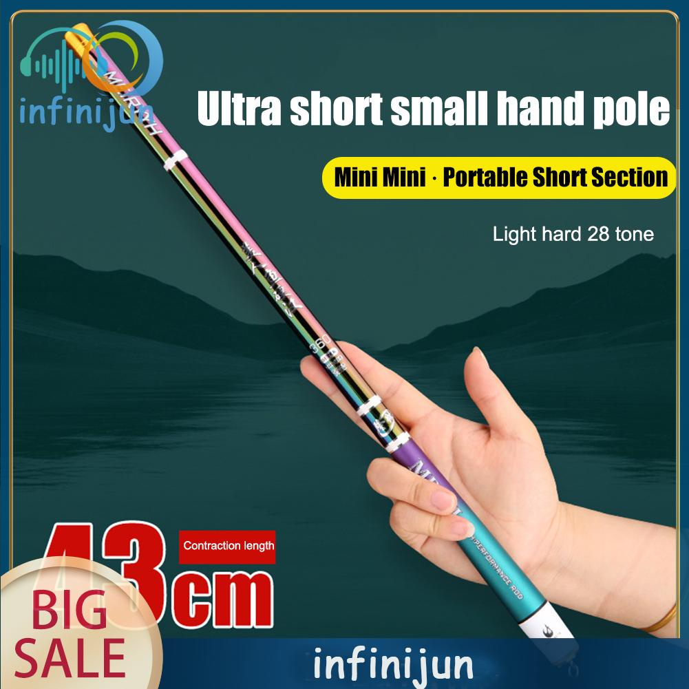 Cần Câu Cá 1.8-6.3M 43cm Chất Liệu Sợi Carbon