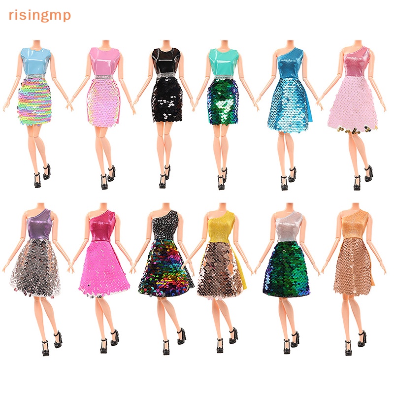 1 Đầm Ngắn Thời Trang Mùa Hè Cho Búp Bê Dài 30cm