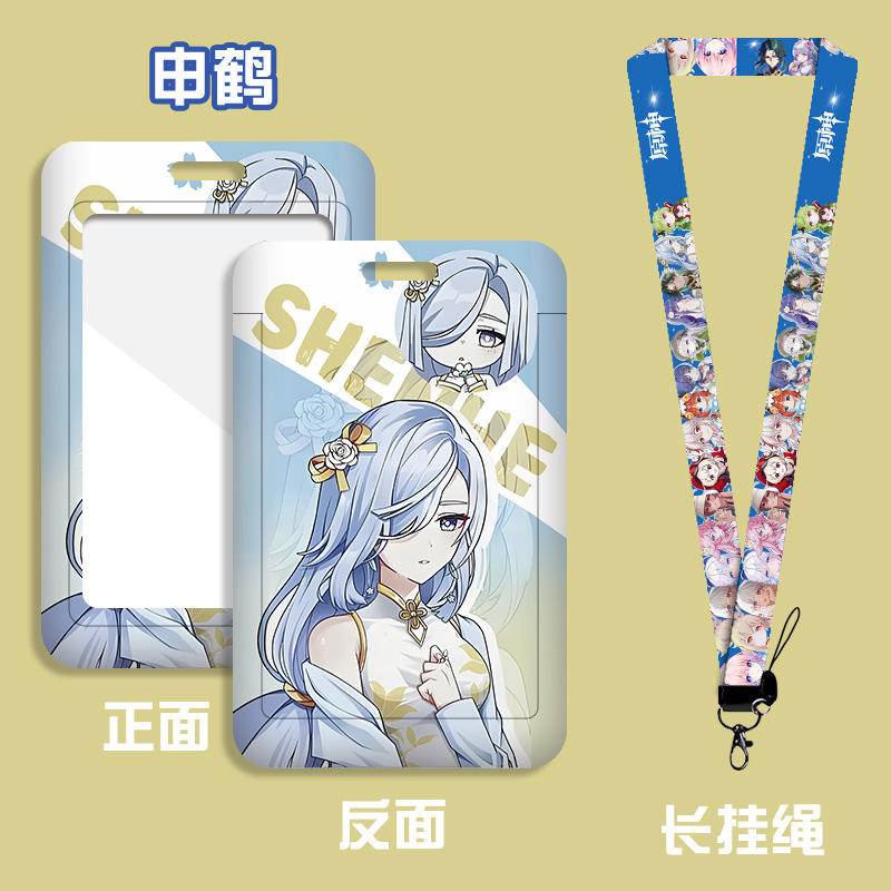 Ví Đựng Thẻ id / Thẻ id Họa Tiết Hoạt Hình anime yuanshen id Cho Học Sinh