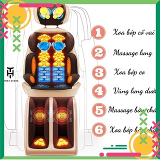  Ghế masage đa năng toàn thân công nghệ cao kết hợp nhiều chế độ massage thư giãn sâu bảo vệ sực khỏe vai lưng cổ 