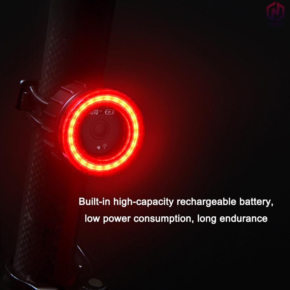 Đèn Hậu Cảnh Báo An Toàn Chống Thấm Nước Với 6 Chế Độ Chiếu Sáng Cho Xe Đạp Leo Núi MTB