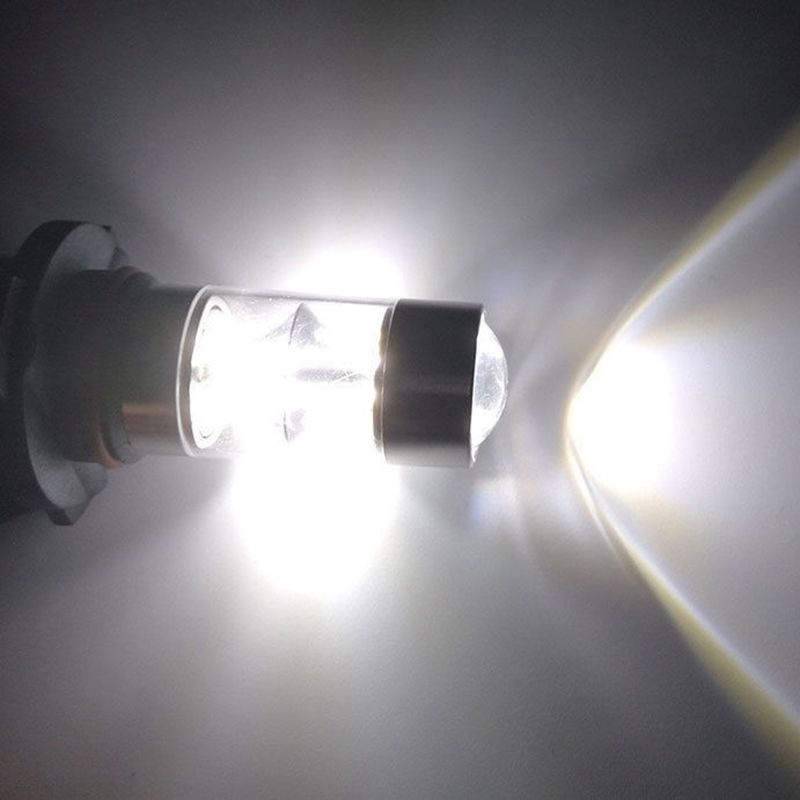 2x 9005 hb3 6000k 100w 2323 máy chiếu led bóng đèn lái xe sương mù màu trắng