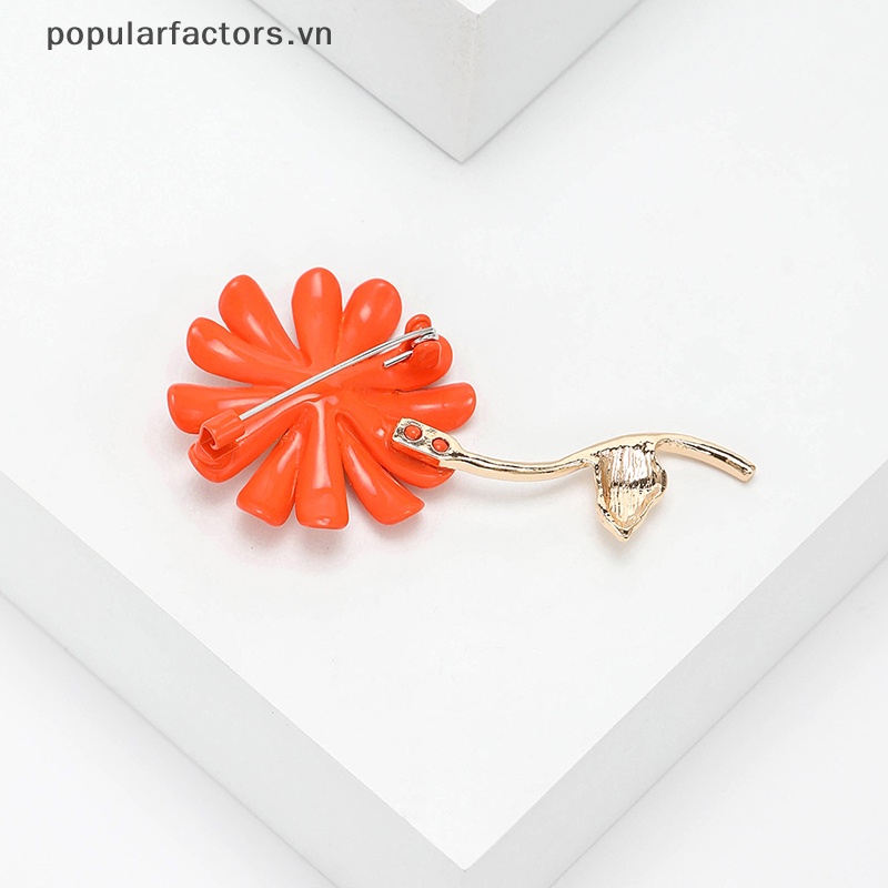Ghim Cài Áo Hình Hoa Cúc Chống Ánh Sáng Thời Trang Cho Nữ