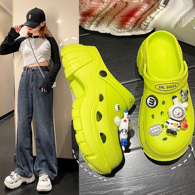 Prowow❤Dép Sandal Đế Dày Mềm Mại Thời Trang Mùa Hè Dành Cho Nữ