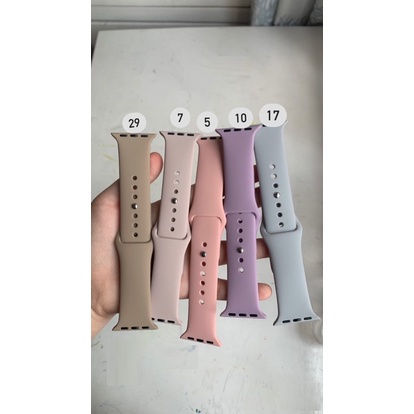 Dây Đeo Silicone Mềm Cho Đồng Hồ Thông Minh iWatch iWatch Series 9 8 7 SE 6 5 4 3 2 1 Ultra 49mm for smart Watch 45mm 41mm 44mm 40mm 42mm 38mm Ultra2