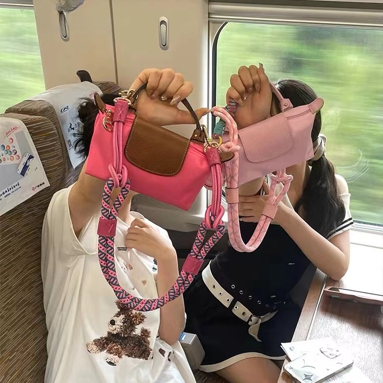 Dây đeo chuyển đổi túi mới 100cm cho túi mini punch-free dài da thật dây đeo chéo vai túi phụ kiện dây đeo vai miễn phí