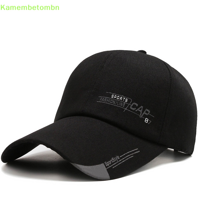 Kamembbn mới đàn ông phụ nữ mũ bóng chày chữ in bố mũ có thể điều chỉnh hip hop trucker cap vn
