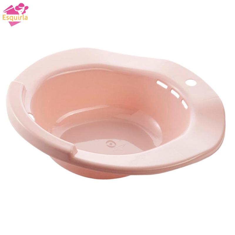Bồn tắm ngâm hông esquirla high-spa sitz bath for hemorrhoids tránh ngồi xổm màu hồng