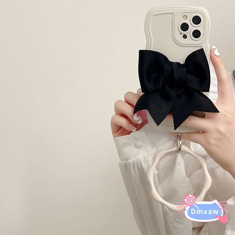 Ốp Điện Thoại Màu Trơn Đính Nơ Cho xiaomi redmi a1 + a1 a2 10c 12c 10 9 9t 9c 10a note 11 4g 11s 10 pro 10s 4g 9 pro 9s