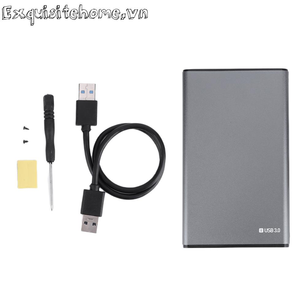 2.5in hdd vỏ ngoài cắm và chạy hợp kim nhôm cho pc / desktop / laptop