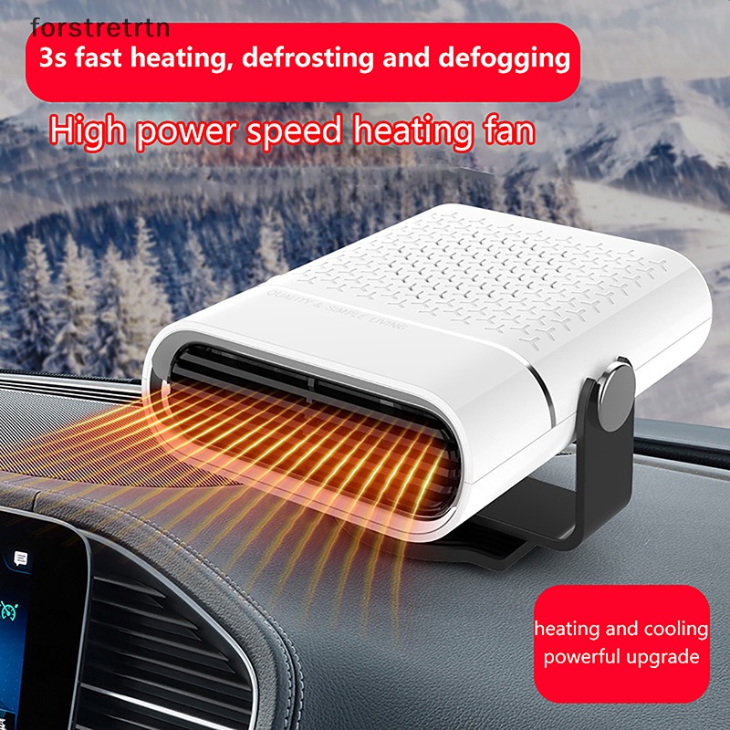 Forstretrtn 4 trong 1 máy sưởi ô tô 12v / 24v 150w / 260w làm mát bằng điện quạt heag máy sấy điện di động kính chắn gió làm mờ demister rã đông en