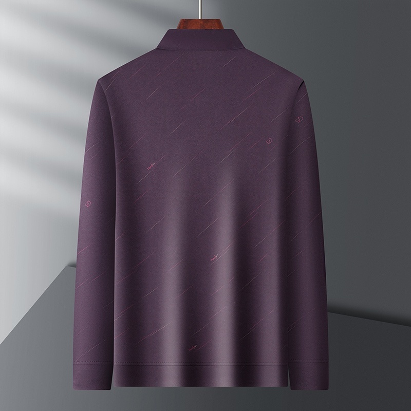 Áo Thun polo Sếp Tay Dài Xu Hướng Mới Xuân Thu Cho Nam