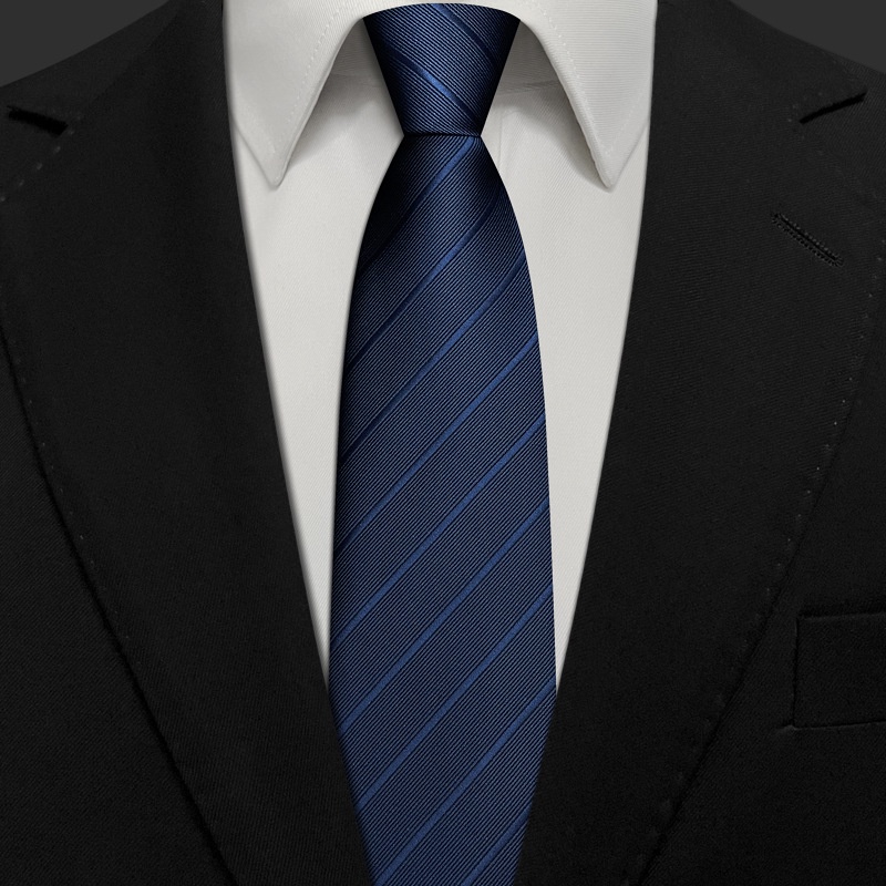 Cà Vạt Bản Rộng 8cm Màu Xanh Đậm Lịch Lãm Cho Nam