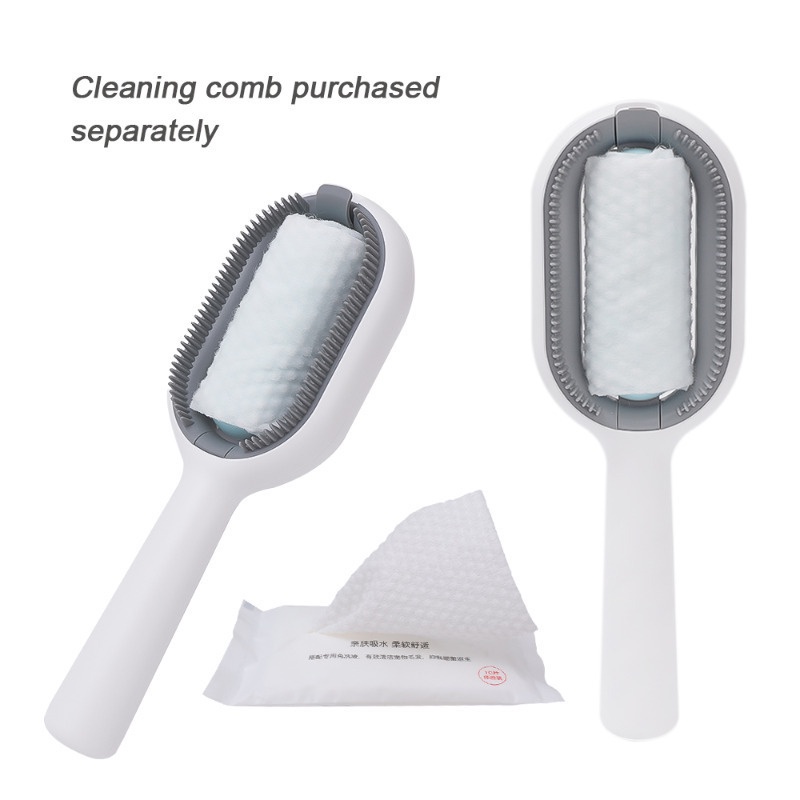 Lược cho chó mèo khăn bông mềm / bàn chải massage nâng cấp / lược tẩy lông khăn lau sạch / bàn chải thú cưng đa chức năng / đồ dùng làm sạch chải lông