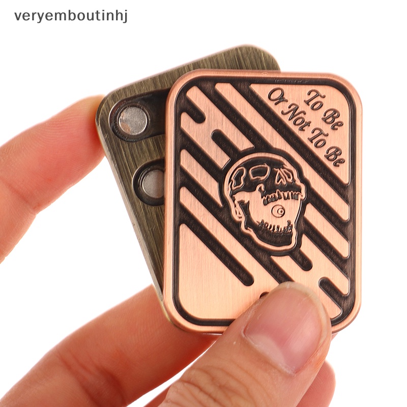 Hj slider poker a k metal push card spinners antistress papa deion hand spinner đồ chơi giảm căng thẳng n