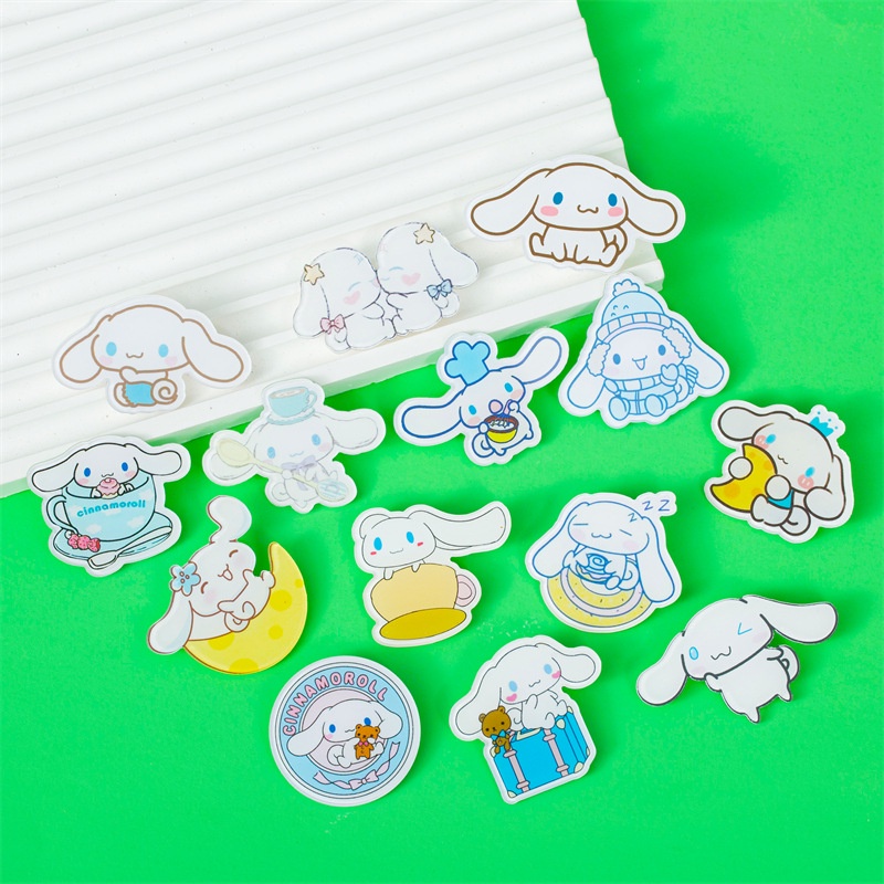 Sanrio Ghim Cài Áo Bằng acrylic Hình cinnamoroll Dễ Thương