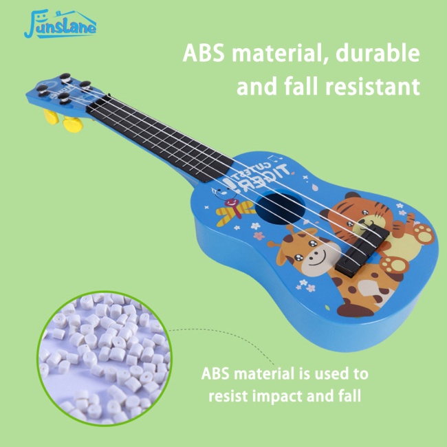 Đồ chơi đàn ukulele mini FUNSLANE 4 dây 16 inch giáo dục học tập cho trẻ em