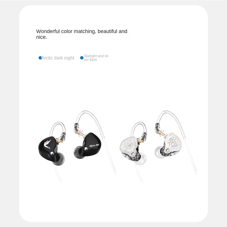Super tfz live 1 pro 3.5mm / type-c in ear tai nghe hifi noice cancelling monitor tai nghe có dây tai nghe tai nghe chơi game dj mic
