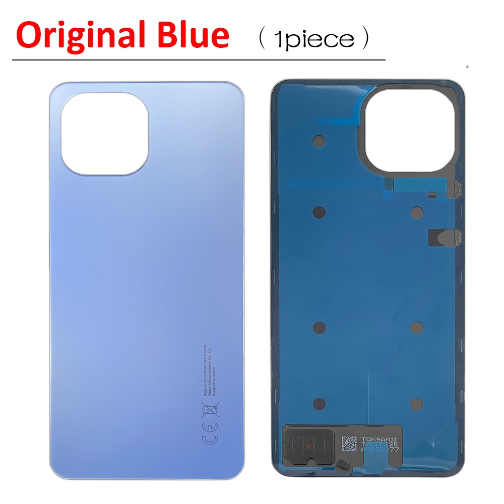 100% nguyên bản dành cho pin xiaomi mi 11 lite nắp lưng kính phía sau thay thế cửa sau miếng dán nhà ở
