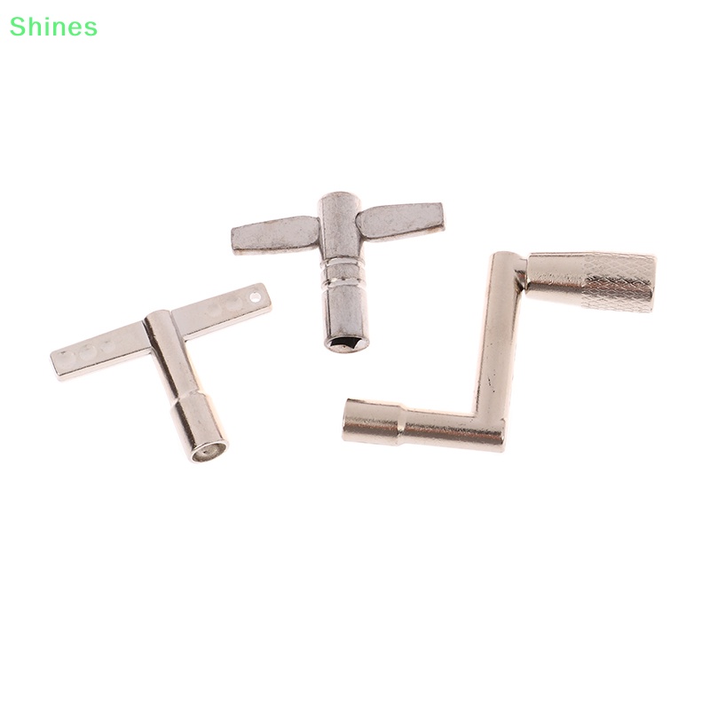 Shines 1pc drum tuning key adjusg wrench silver metal wrench percussion instrument accessory tool vn
