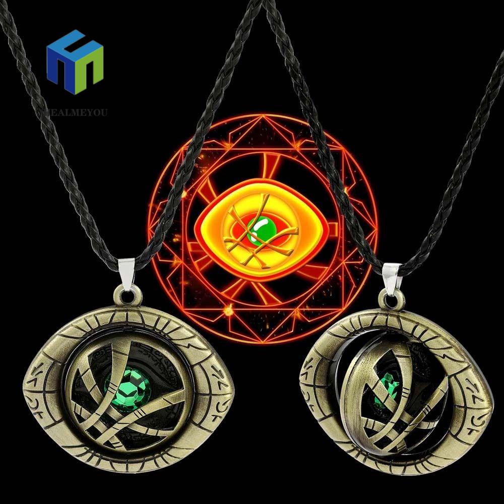 Vòng cổ/ Móc khóa HEALMEYOU phong cách nhân vật hoạt hình Doctor Strange phim Avengers cá tính