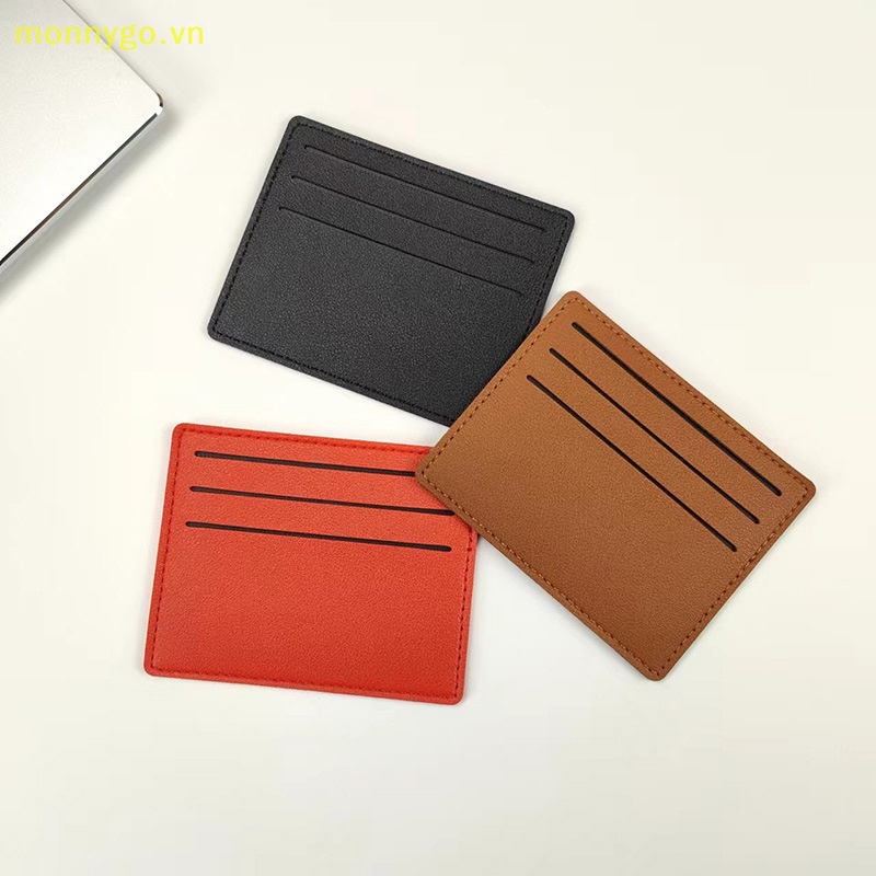 Monnygo 1 Ví Đựng Thẻ Ngân Hàng Thẻ id Tiền Xu Mỏng Dành Cho Nam Nữ vn