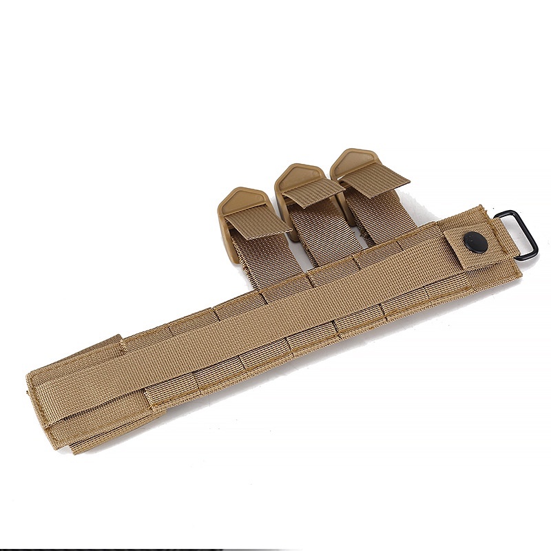 Luc ba lô cinch chốt thắt lưng dây đeo chiến thuật molle knife shealth holder adapter phần đính kèm pals camping pouch phụ kiện