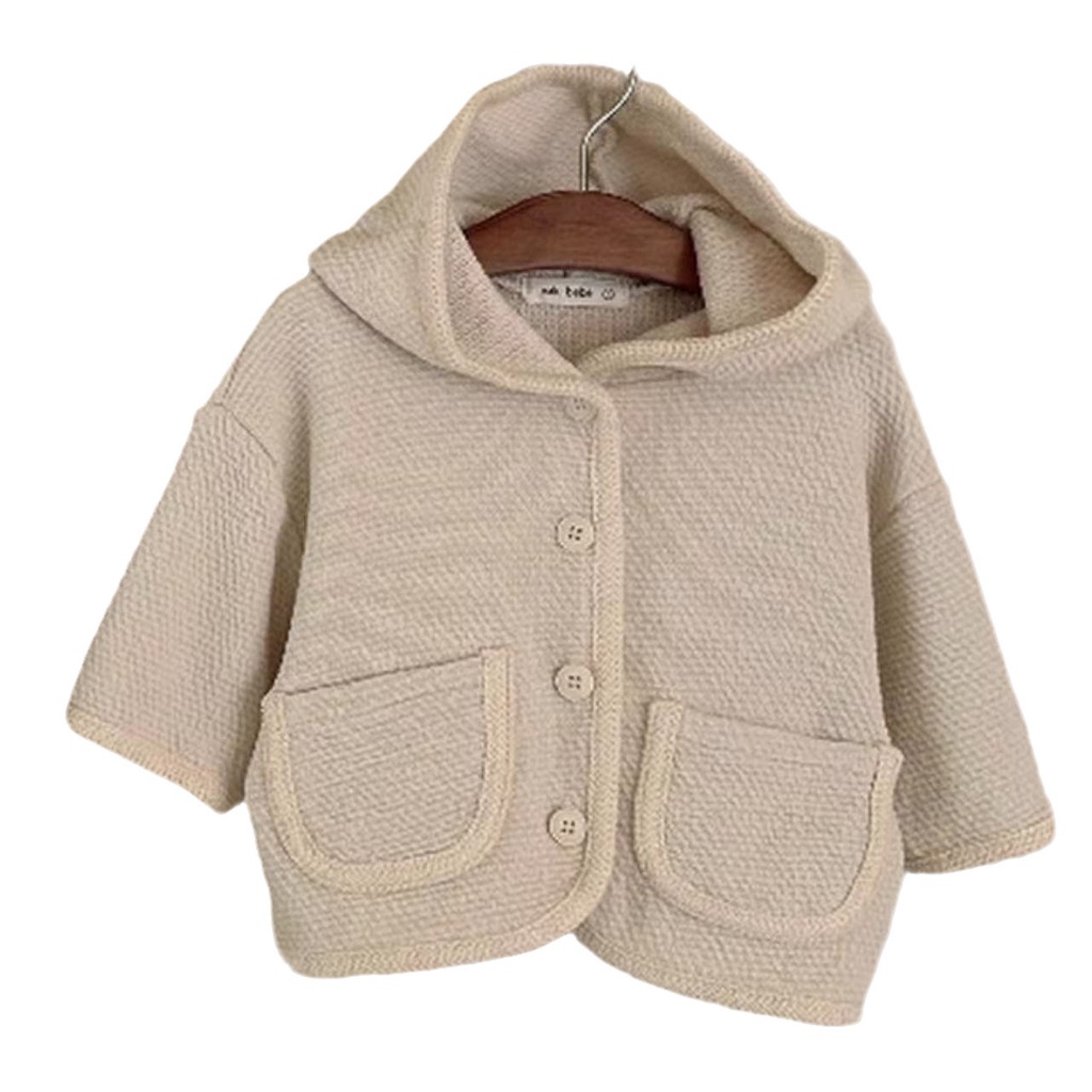 Áo Khoác Cardigan Dệt Kim Có Túi Thoải Mái Thời Trang Mùa Thu Phong Cách Hàn Quốc Cho Bé Trai Và Bé Gái 23 S8Z