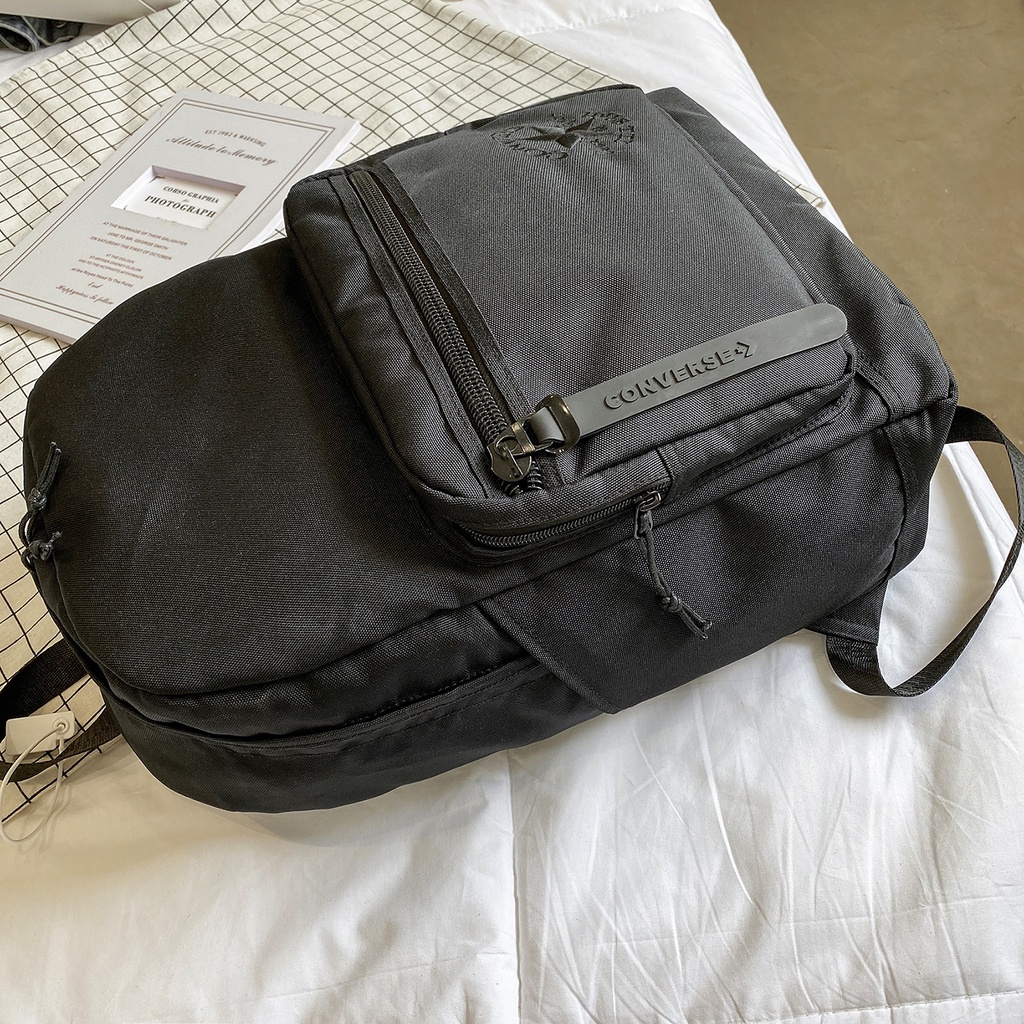 3760converse students túi đeo vai đơn phong cách anh đơn giản và thanh lịch campus unisex túi đeo chéo ngực m
