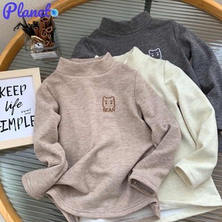 Planet Áo thun dài tay cổ cao ấm áp cho bé trai và bé gái