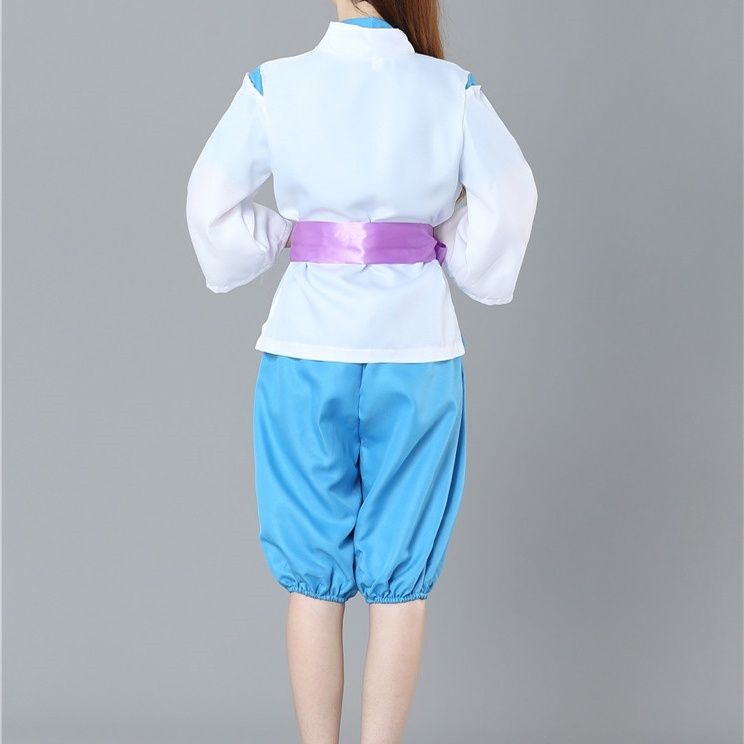Spirited Away cos costume Ogino Chihiro cosplay White Dragon Haku cosplay Suit Anime Exhibition Costume